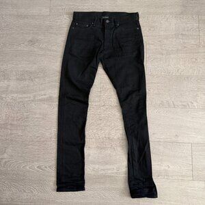 John Elliott Black Slim Denim Jeans Mens Size 30 Japanese Denim